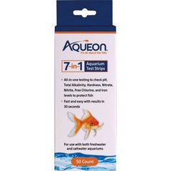 Aqueon 7 In 1 Aquarium Test Strips 50 Count by Aqueon