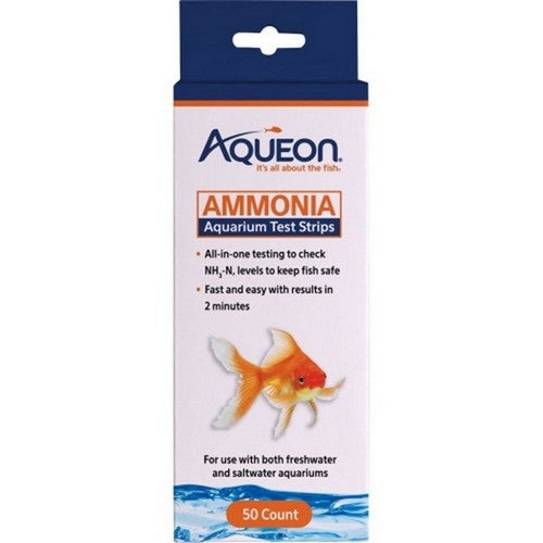 Aqueon Ammonia Aquarium Test Strips 50 Count by Aqueon