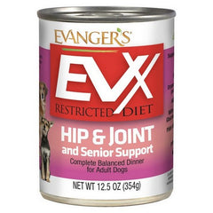 EVx Restricted Diet Hip And Joint and Senior Support Wet Dog Food 12 Count / 12.5 Oz (Case Of 12) by Evangers