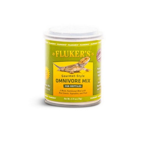 Fluker's, Gourmet Style Canned Omnivore Mix For Reptiles, 1 Count / 2.75 Oz