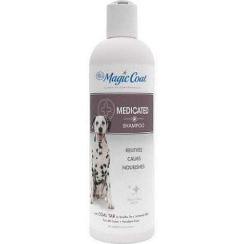 Four Paws, Magic Coat Medicated Dog Shampoo For Skin Allergies, 1 Count / 16 Oz