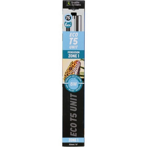 Reptile Systems, Pro Eco T5 Gen 2 Fixture Zone 1, 1 Count / 8 Watts (12 Inches)