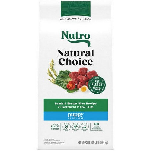 Nutro Products, Inc., Natural Choice Dry Puppy Food Lamb And Brown Rice, 1 Count / 4.5 Lbs