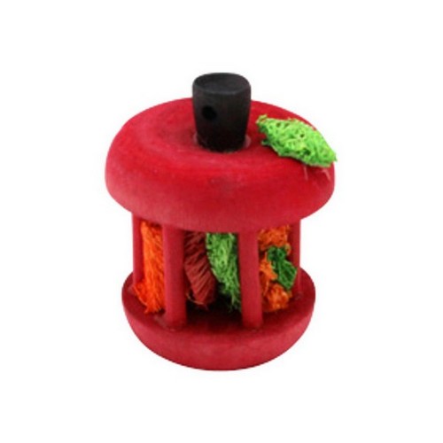 A&E Cage Company, Nibbles Foraging Apple Small Animal Chew Toy, 1 Count