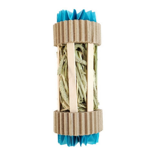 A&E Cage Company, Nibbles Hay Tube Small Animal Chew Toy, 1 Count