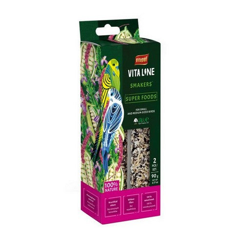 A&E Cage Company, Vitapol Vita Line Smakers Super Foods For Small Medium Size Birds, 2 Count