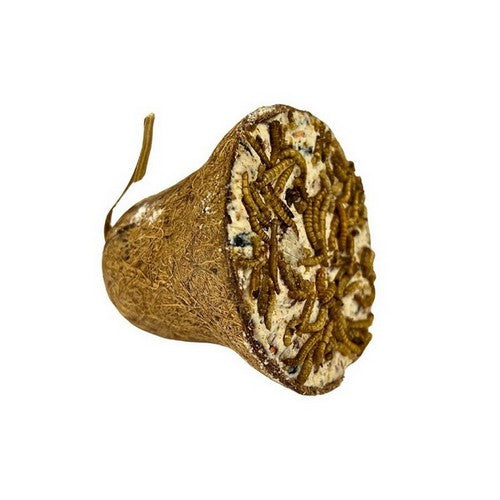 A&E Cage Company, Garden And Fun Coconut Fiber Suet Bell Bird Treat, 1 Count / 250 Grams