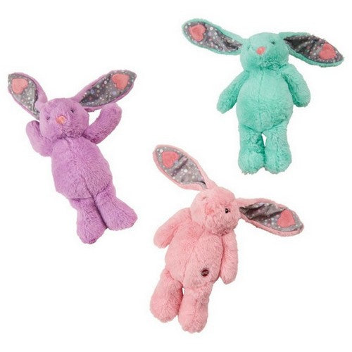 Doc and Phoebes, Soothers Heartbeat Bunny Dog Toy Assorted, 1 Count / 12 Inches