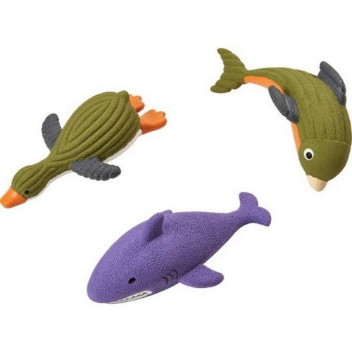 Doc and Phoebes, Latex Sea Friends Dog Toy Assorted, 1 Count / 8 Inches