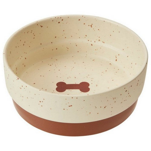 Doc and Phoebes, Sedona Dog Dish Chestnut Brown, 1 Count / 7 Inches