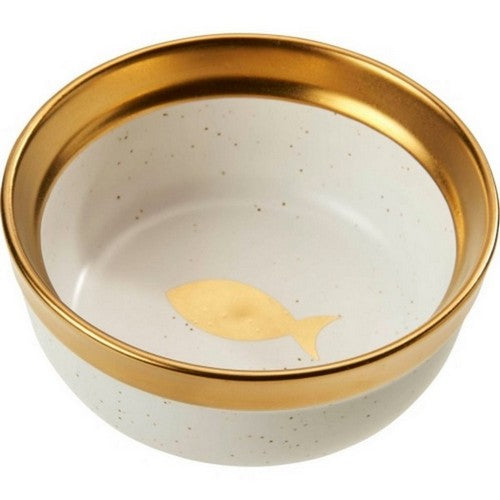 Doc and Phoebes, Malibu Cat Dish Gold, 1 Count / 5 Inches