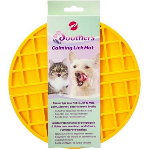 Doc and Phoebes, Soothers Lick Mat Belgian Waffle, 1 Count / 7.5 Inches