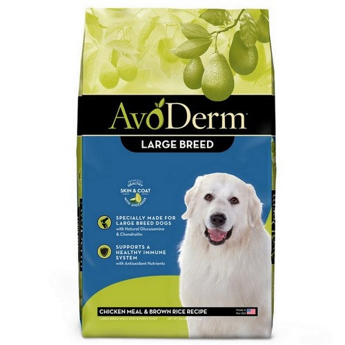 Chicken Meal And Brown Rice Formula Large Breed Dry Dog Food 1 Count / 26 Lbs by Avoderm
