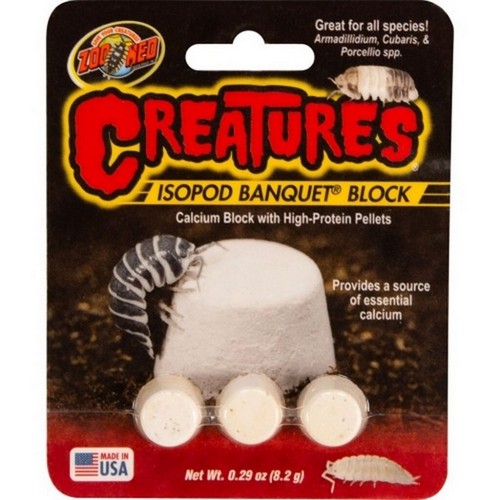 Creatures Isopod Banquet Block Small 1 Count by Zoo Med