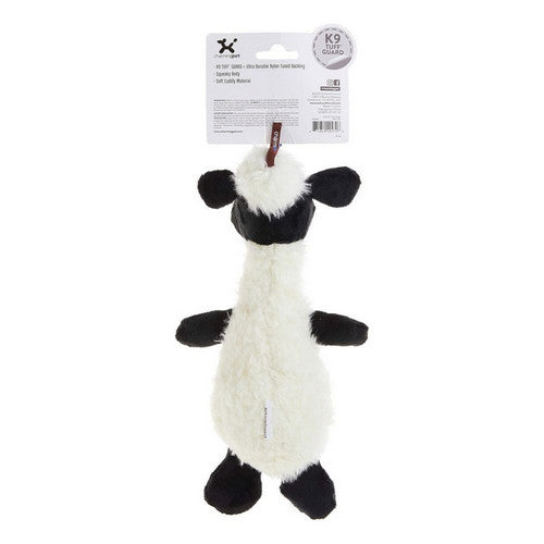 Charming Pet Products, Scruffles Lamb Plush Dog Toy, 1 Each, Black / White (Small)