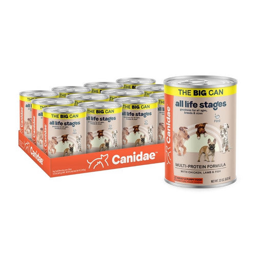 Canidae, All Life Stages Multi Protein Canned Dog Food, 22 Oz, Chicken, Lamb And Fish / Case Of 12