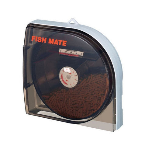 Ani Mate, Automatic Pond Fish Feeder, 1 Each, Black
