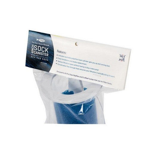 Pro Clear Aquatic Systems, Sock Canister Filter, 1 Each, 4 Inches
