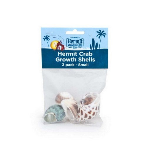 Hermit Crab Growth Shells 1 Each, Assorted Small  by Flukers