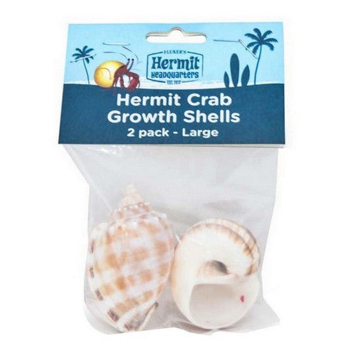 Hermit Crab Growth Shells 1 Each, Assorted Largre by Flukers