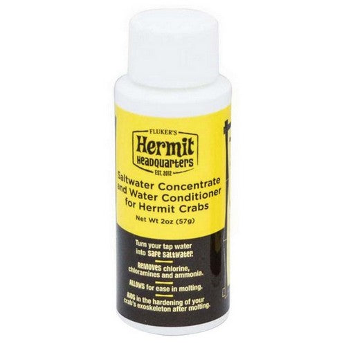 Flukers, Hermit Crab Saltwater Concentrate And Water Conditioner, 2 Oz