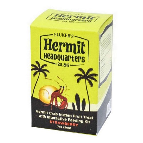 Hermit Crab Instant Strawberry Fruit Treat 0.7 Oz by Flukers