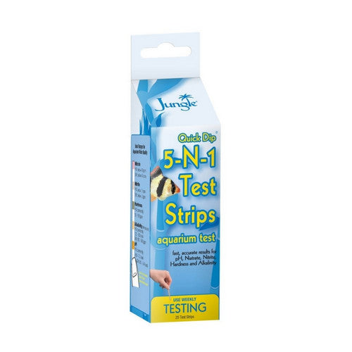 Jungle Labs, Quick Dip 5 In 1 Aquarium Test Strip, 1 Each