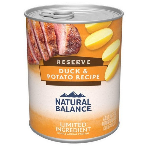 Natural Balance Pet Foods, Limited Ingredient Reserve Canned Dog Food, 13.2 Oz, Duck And Potato (Case Of 12)
