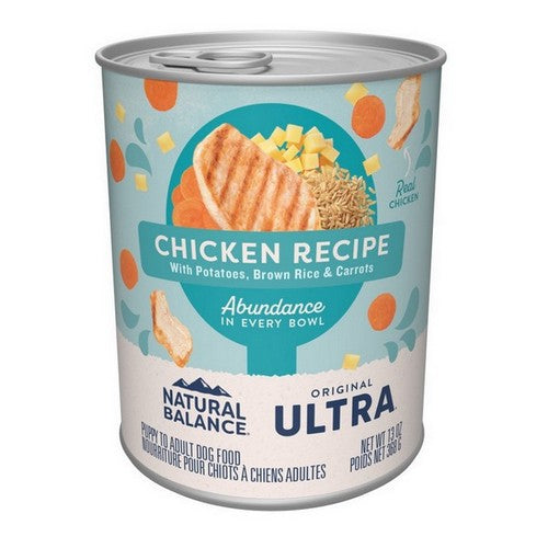 Natural Balance Pet Foods, Original Ultra Abundance Canned Dog Food, 13 Oz, Chicken (Case Of 12)