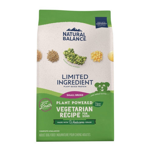 Natural Balance Pet Foods, Limited Ingredient Plant Powered Small Breed Dry Dog Food, 12 Lbs