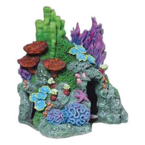 Blue Ribbon Pet Products, Blue Ribbon Pet Products Exotic Environments Red Sea Hide-Away Aquarium Ornament, Multi-Color,  6.5 Inches, ExtraSmall