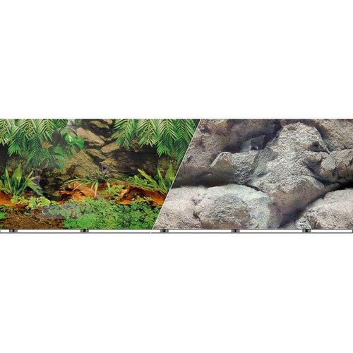 Blue Ribbon Pet Products, Blue Ribbon Pet Products Vibran-Sea Double Sided Background, Rainforest and Freshwater,  12 Inches X 50 Feet