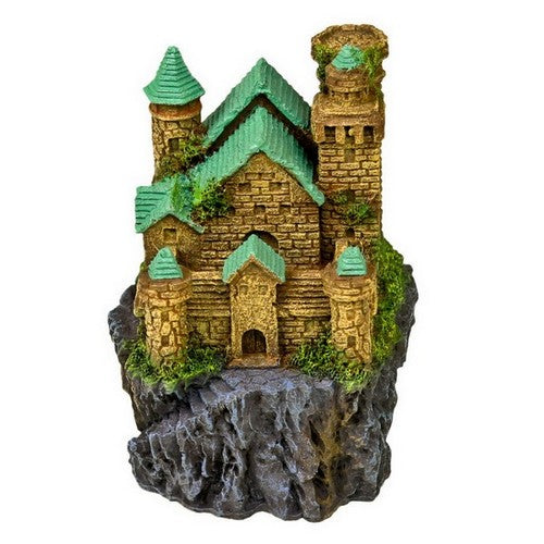 Blue Ribbon Pet Products, Exotic Environments Mountain Castle Aquarium Ornament, 1 Each / 6 Inches / Brown, Green, Grey