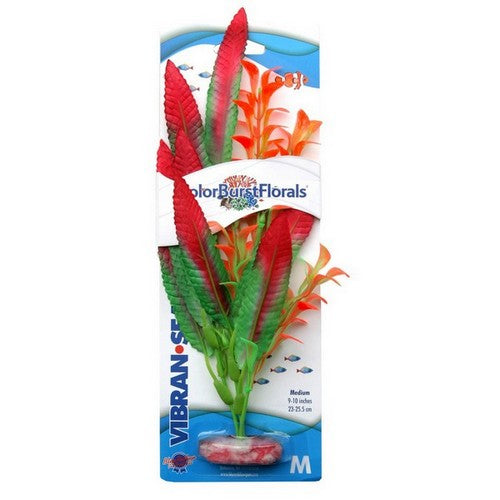 Blue Ribbon Pet Products, Blue Ribbon Pet Products Colorburst Florals Crispus Aquarium Plant, Red,  Medium