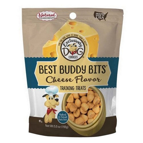 Exclusively Pet Best Buddy Bits Dog Treats 1 Each / 5.5 Oz, Cheese by Exclusively Pet