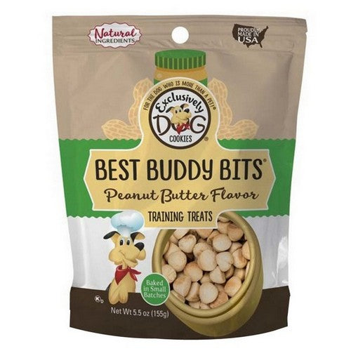 Exclusively Pet, Exclusively Pet Best Buddy Bits Peanut Butter Flavor Dog Treats, 1 Each / 5.5 Oz, Peanut Butter