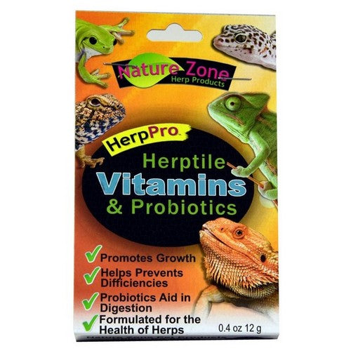 Nature Zone, Nature Zone Herptile Vitamins and Probiotics  Supplement, 0.4 Oz