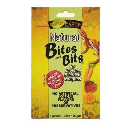 Nature Zone, Nature Zone Natural Bites & Bits for Juvenile Bearded Dragons, .92 Ounce