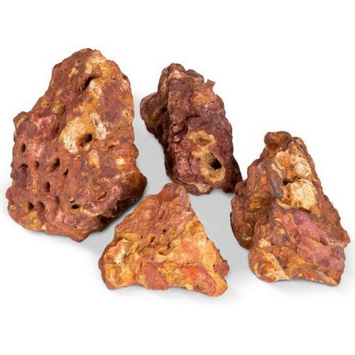 Caribsea, CaribSea Exotica Fire Stones, 25 Lbs