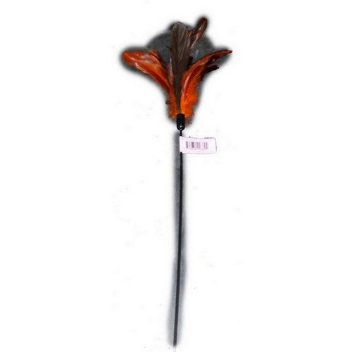 Cat Claws Cat Teaser Starburst Feather Wand Cat Toy Multi-Color,  18 Inches by Cat Claws