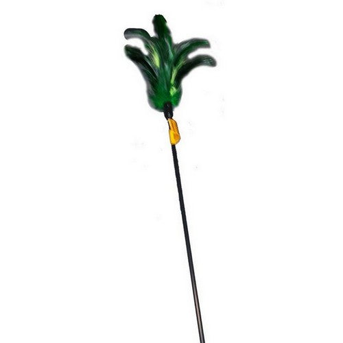 Cat Claws, Cat Claws Cat Teaser Starburst Feather Wand Cat Toy, Multi-Color,  30 Inches