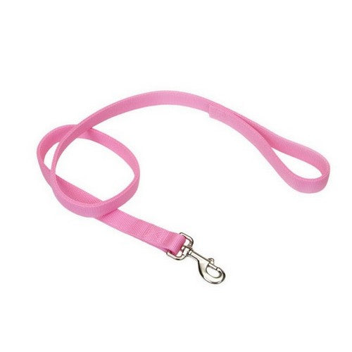 Coastal Pet, Coastal Double-Ply Nylon Dog Leash, Pink Bright,  1 In X 4 Foot