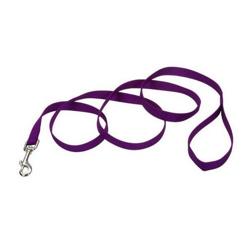 Coastal Pet, Coastal Single-Ply Nylon Dog Leash, Purple,  3/4 In X 4 Feet