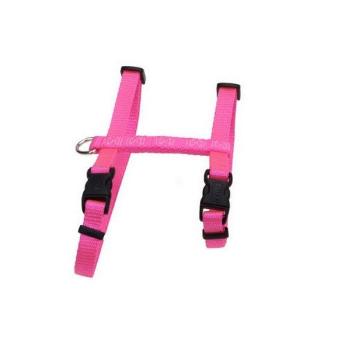 Coastal Figure H Adjustable Nylon Cat Harness Neon Pink,  3/8 In X 10-18 Inches by Coastal Pet