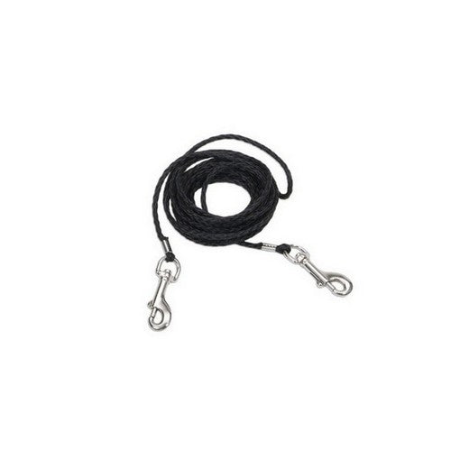 Coastal Pet, Coastal Poly Cat Tie Out, Black,  1/8 In X 15 Foot