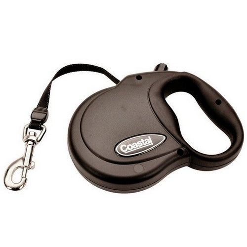 Coastal Pet, Coastal Retractable Dog Leash, Black,  16 Feet, Small
