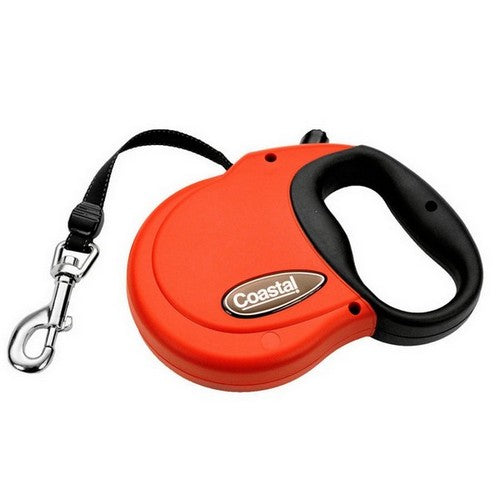 Coastal Pet, Coastal Retractable Dog Leash, Red,  16 Feet, Medium