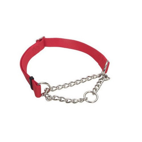 Check-Choke Adjustable Check Training Dog Collar Red,  3/4 In X 14-20 Inches by Check-Choke