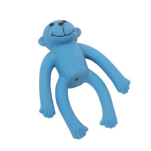 Lil Pals Latex Dog Toy Monkey Blue,  4 Inches by Lil Pals