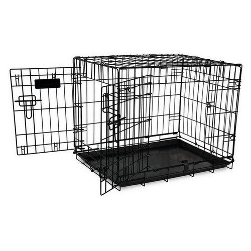 Petmate, Petmate 2 Door Training Retreat Dog Kennel, Black,  24 Inches